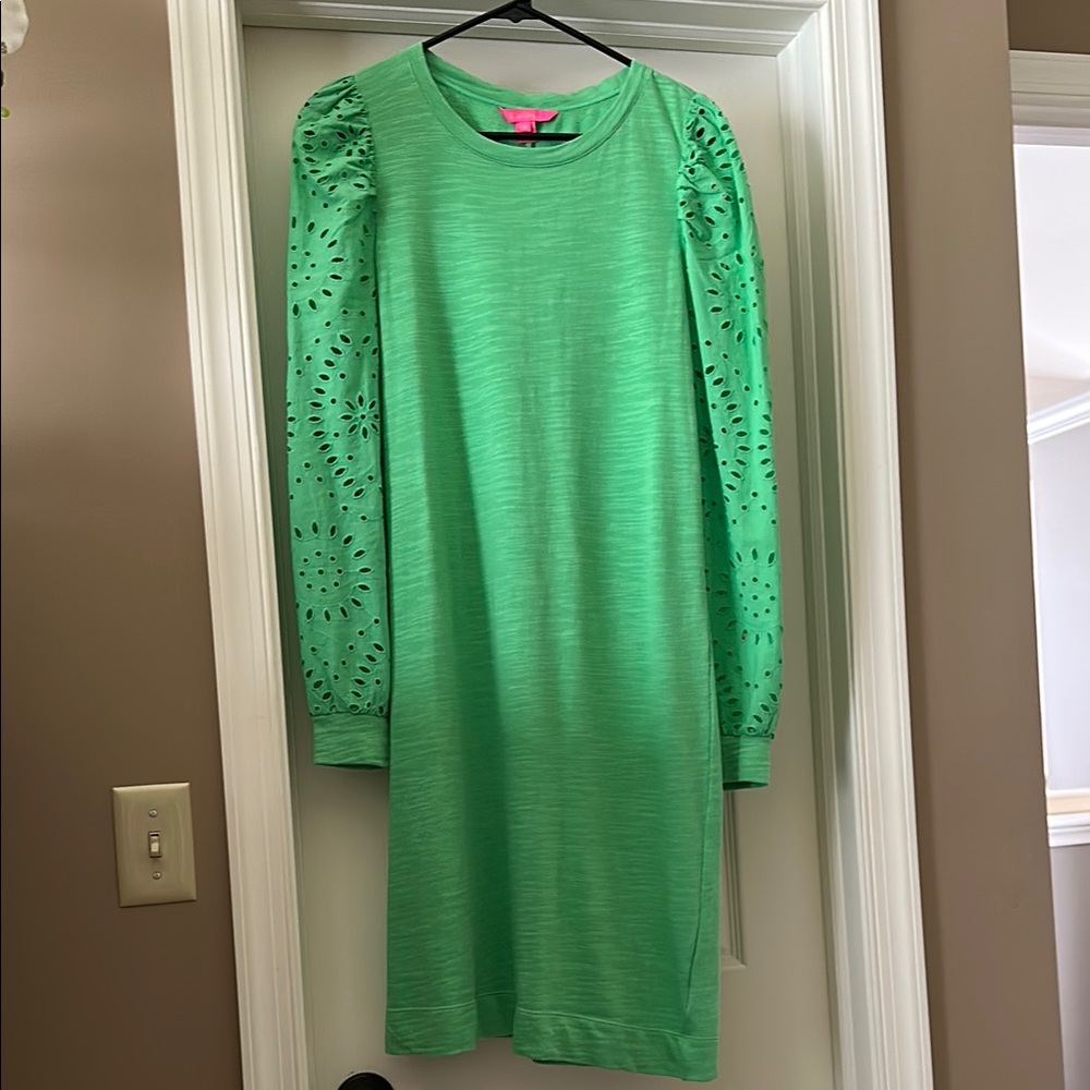 Lilly Pulitzer Vibrant Green Knit Dress